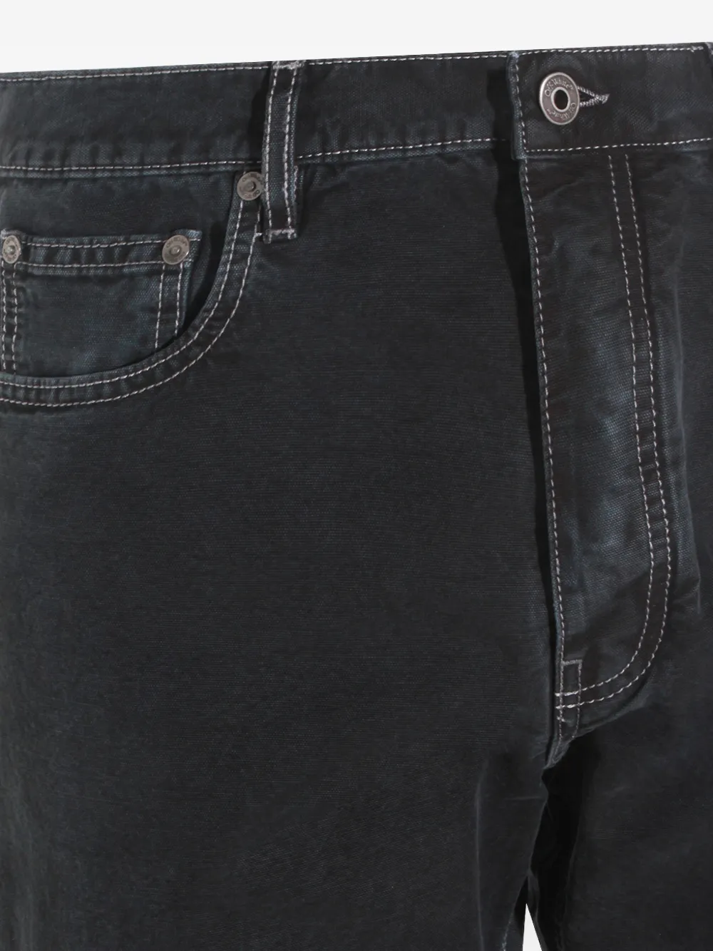  Off-white Vaqueros Con Parche Del Logo - Negro 