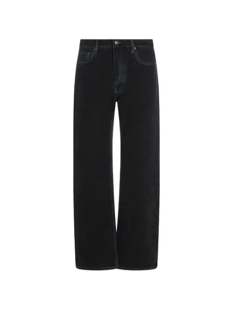 Off-White logo patch denim trousers