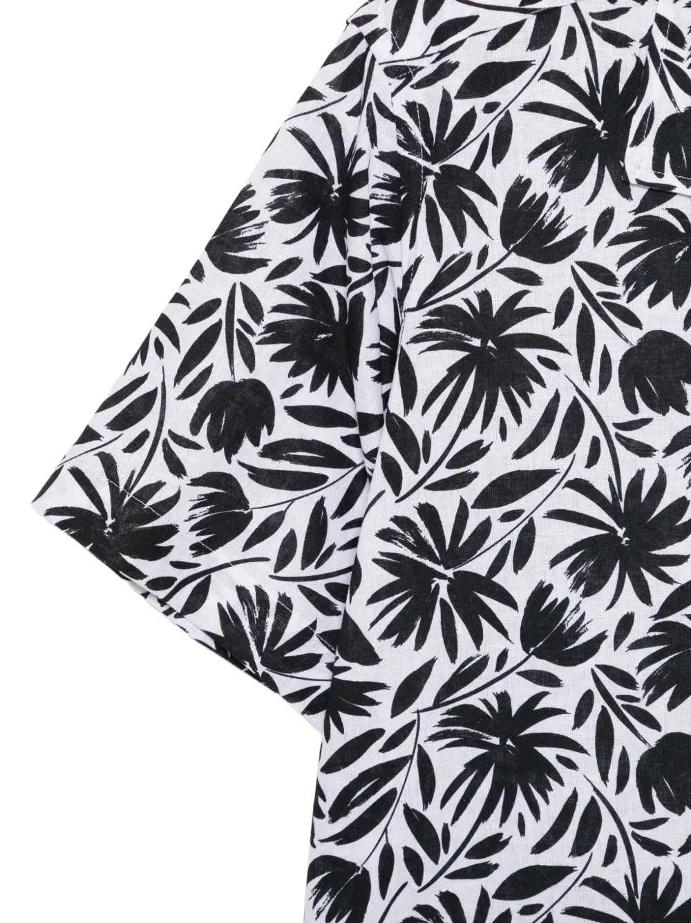 Karl Lagerfeld Overhemd met bloemenprint Wit