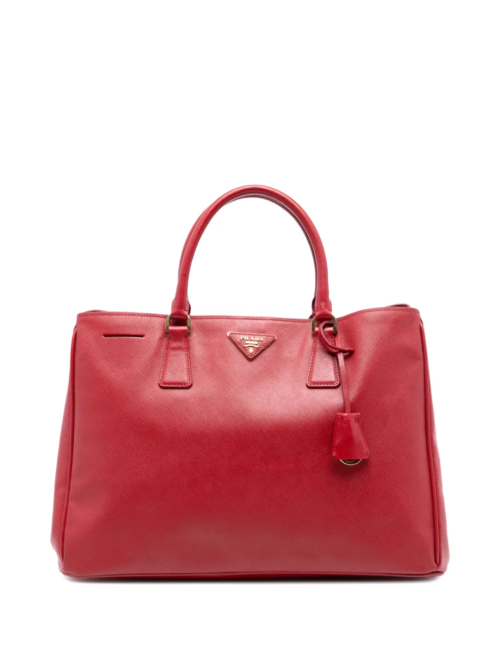 Prada Pre-Owned 2010-2026 Large Saffiano Lux Galleria satchel - Rot