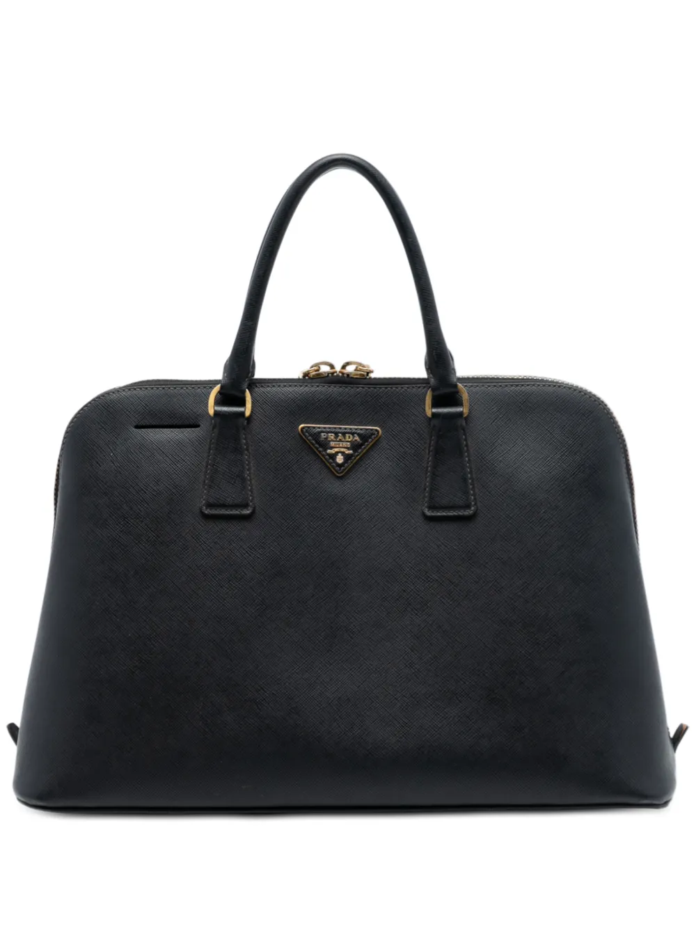 Prada Pre-Owned 2010-2026 Large Saffiano Lux Promenade satchel - Nero