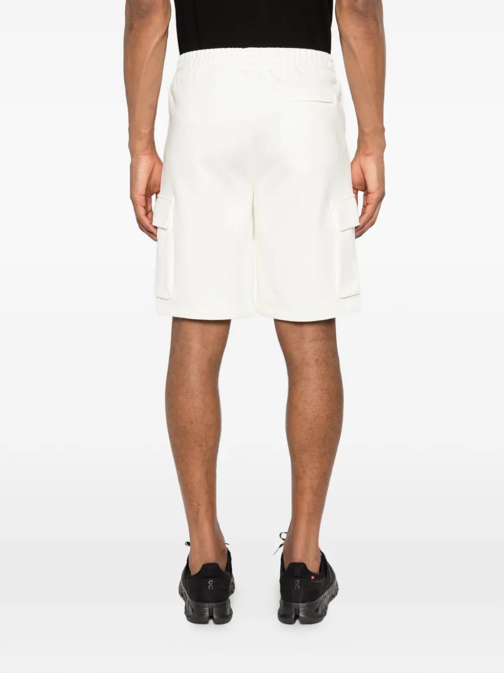 Karl Lagerfeld Cargo shorts met print Wit