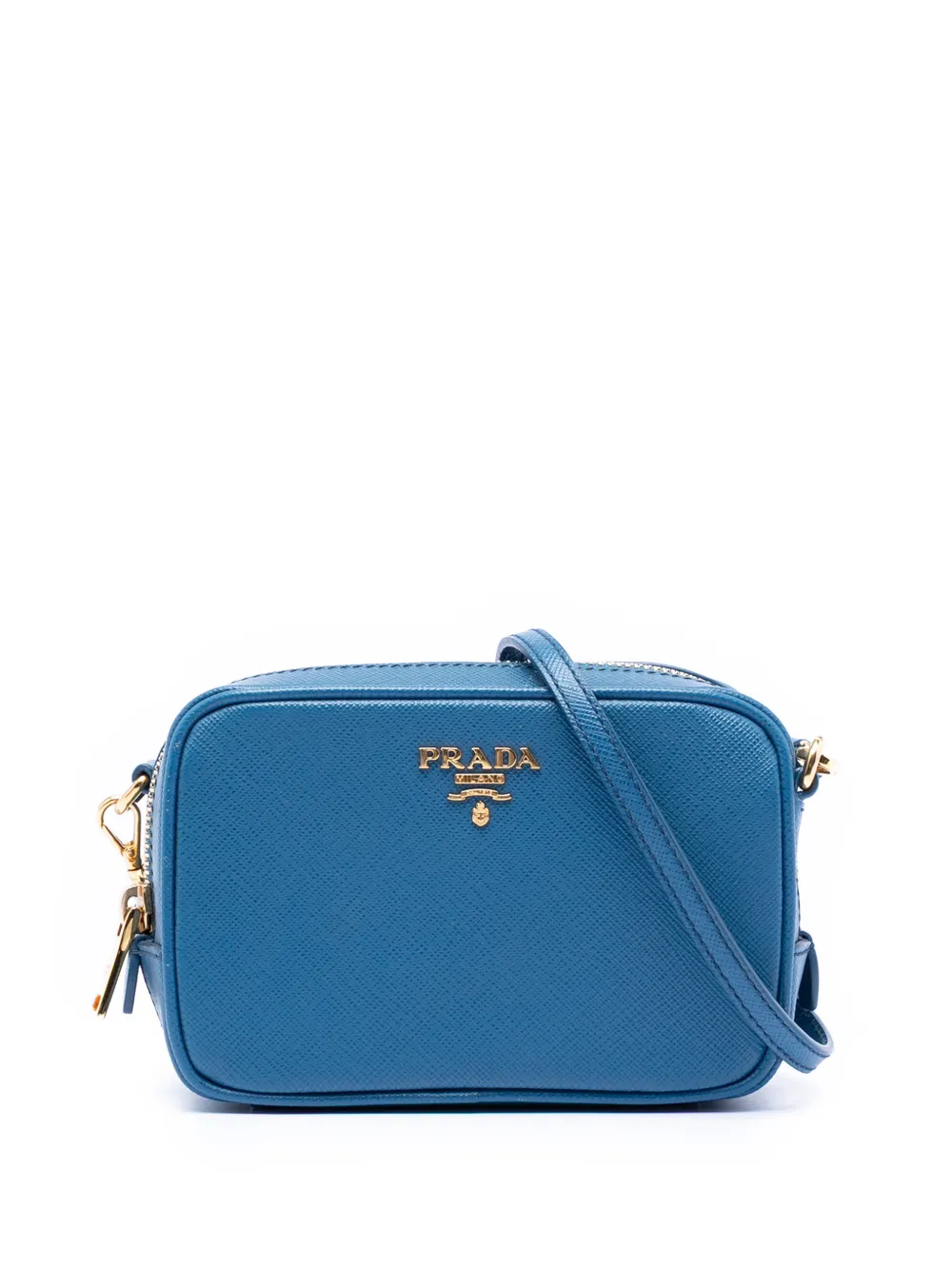 Prada Pre-Owned 2013-2026 Saffiano Lux Camera Bag crossbody bag - Blu