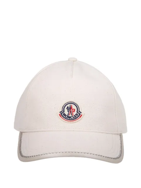 Moncler logo-patch cap