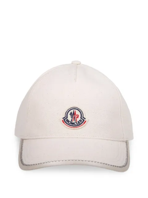 Moncler logo-patch cap