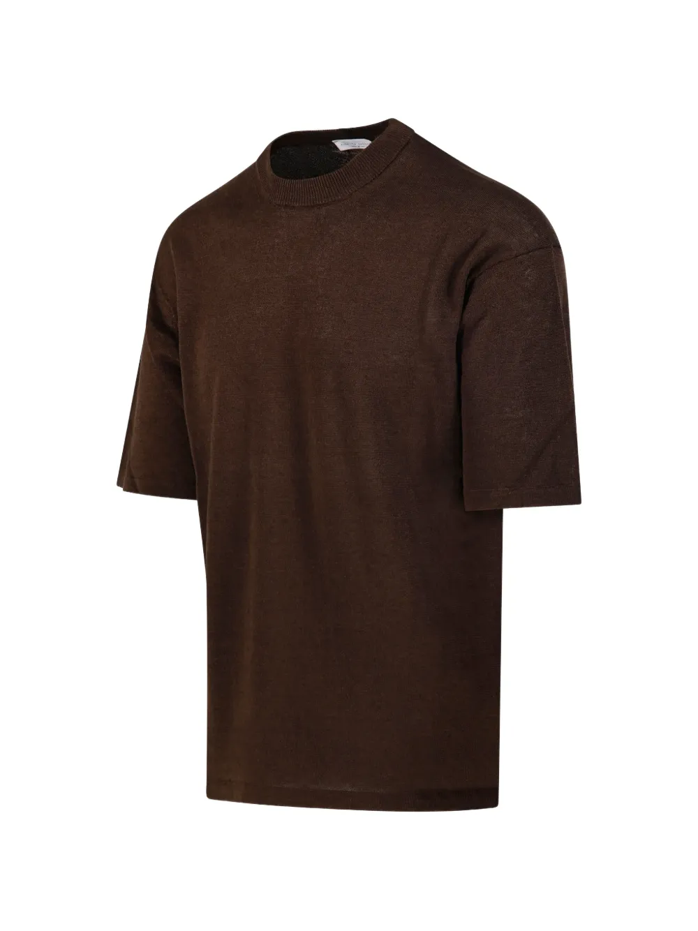 Roberto Collina T-shirt met ronde hals Bruin
