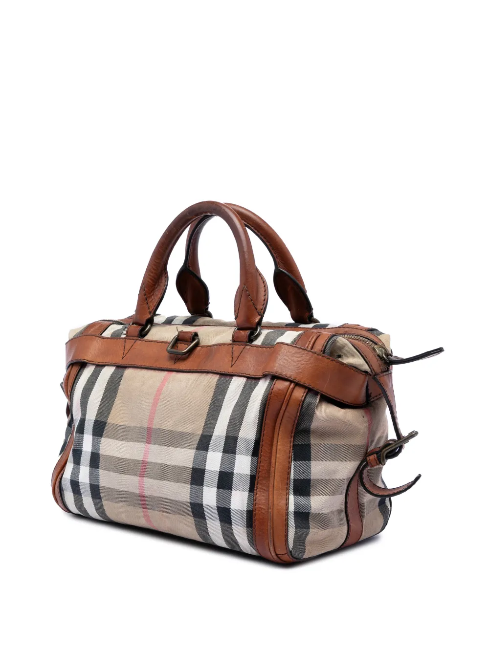2000-2017 House Check Canvas Banford Bowling Bag Satchel