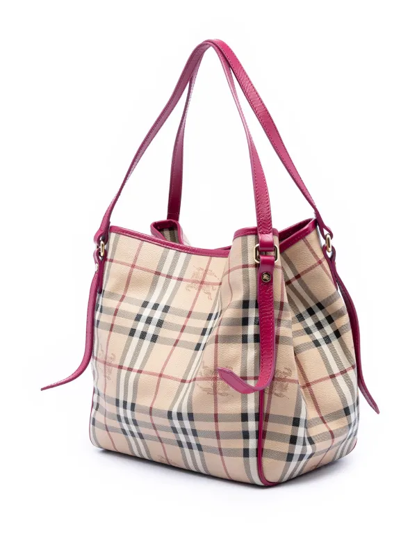 Burberry Pre-Owned 2000-2017 スモール ヘイマーケットチェック 