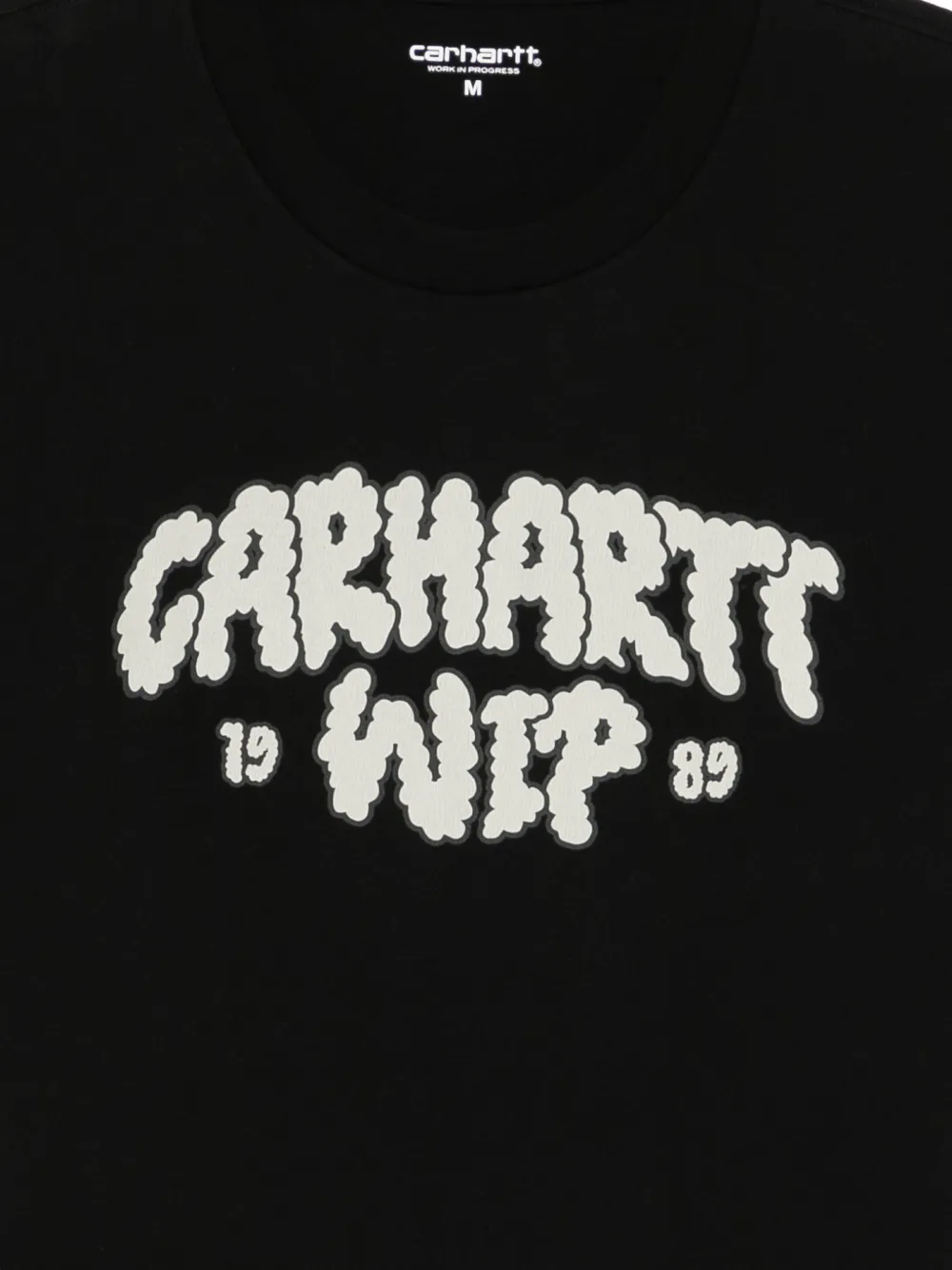Carhartt WIP Cloud Script T-shirt Zwart