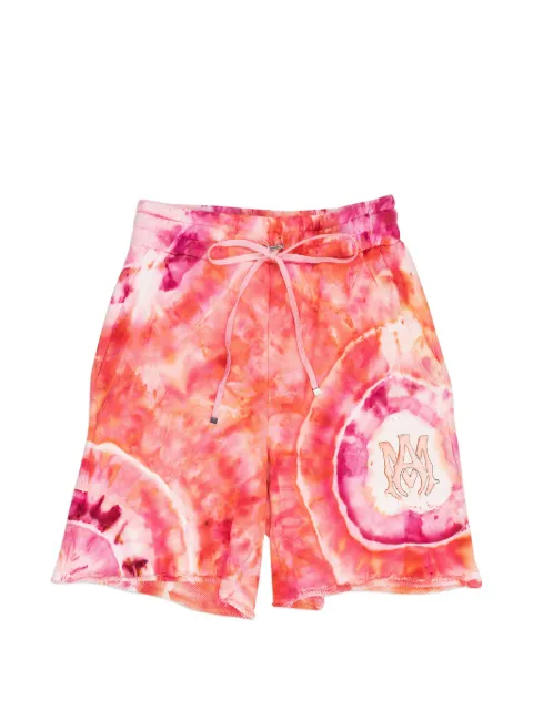 AMIRI MA-appliqué tie-dye shorts