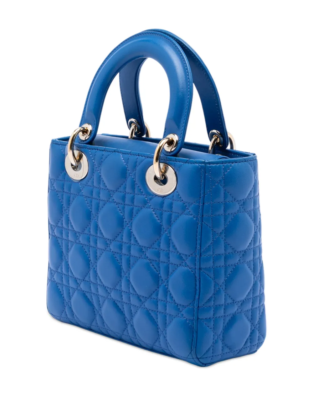 2016 Small Lambskin Cannage Myabcdior Lady Dior Satchel
