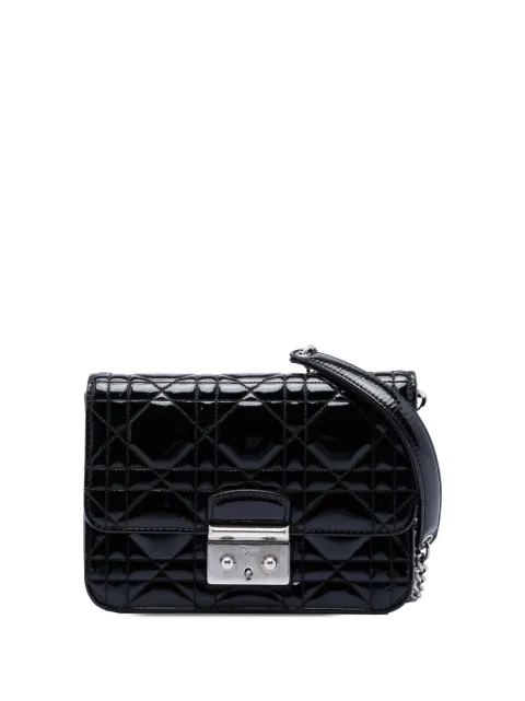 Christian Dior Pre-Owned 2014 Mini Patent Cannage Miss Dior Pouch crossbody bag