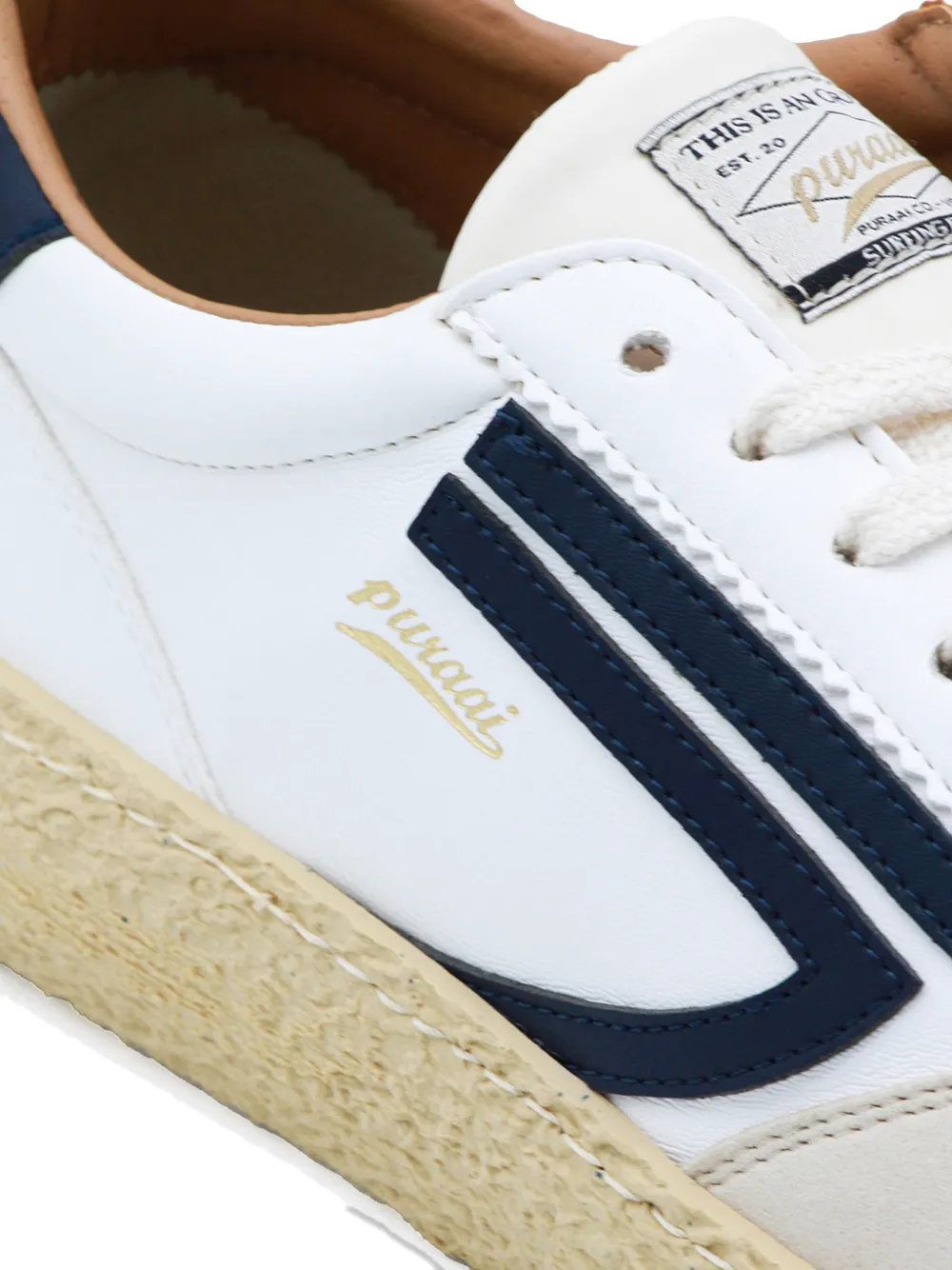 Puraai Sneakers met vlakken Wit