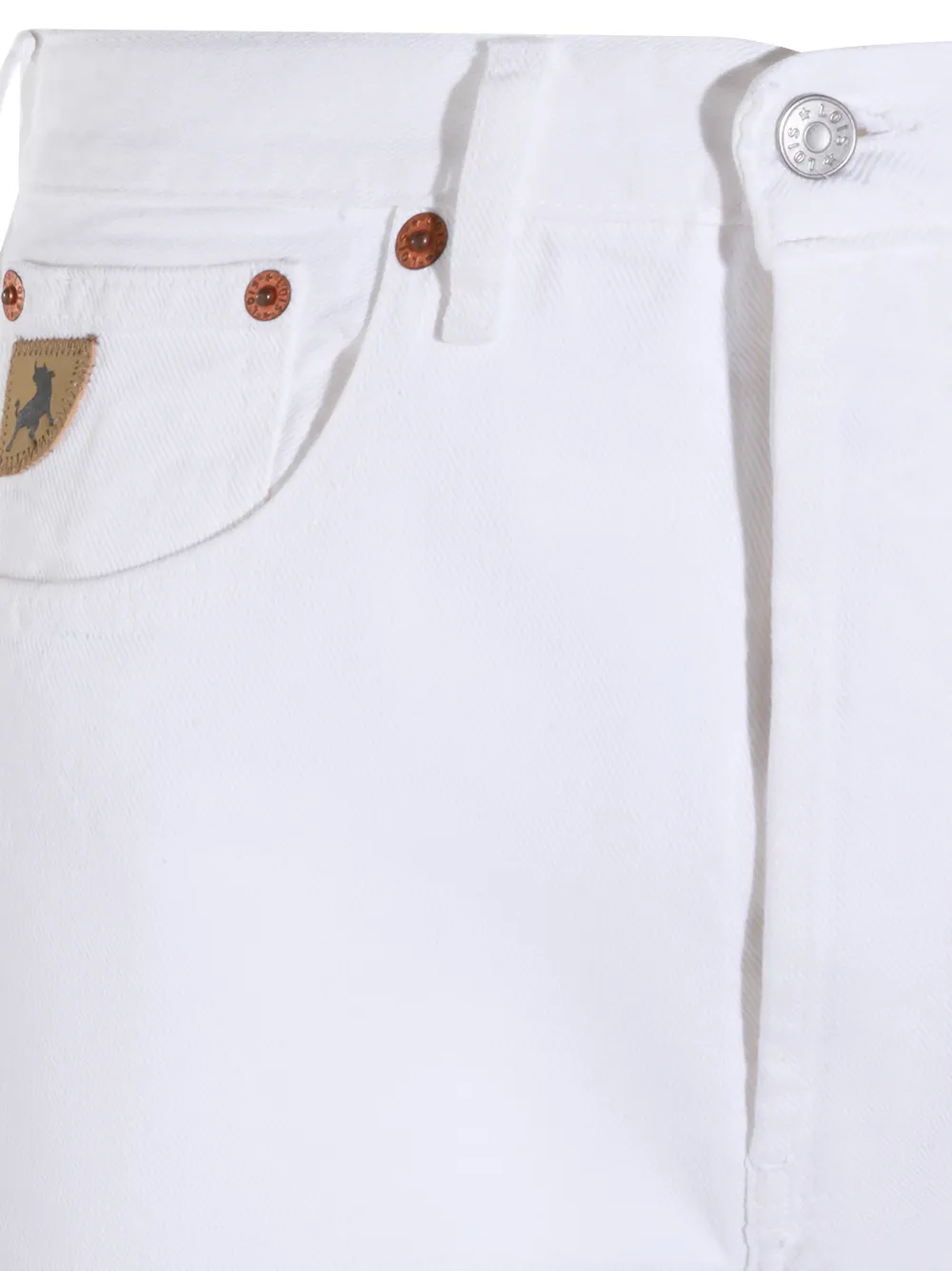  Lois Jeans Patch-pocket Jeans - White 