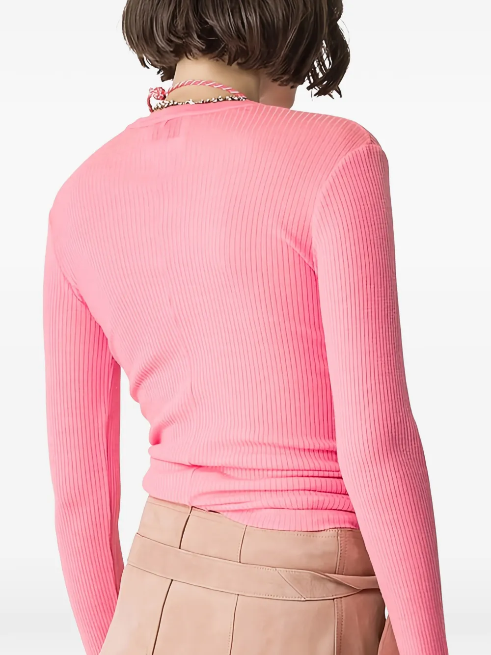  Forte Forte Ribbed Long-sleeve Top - Pink 