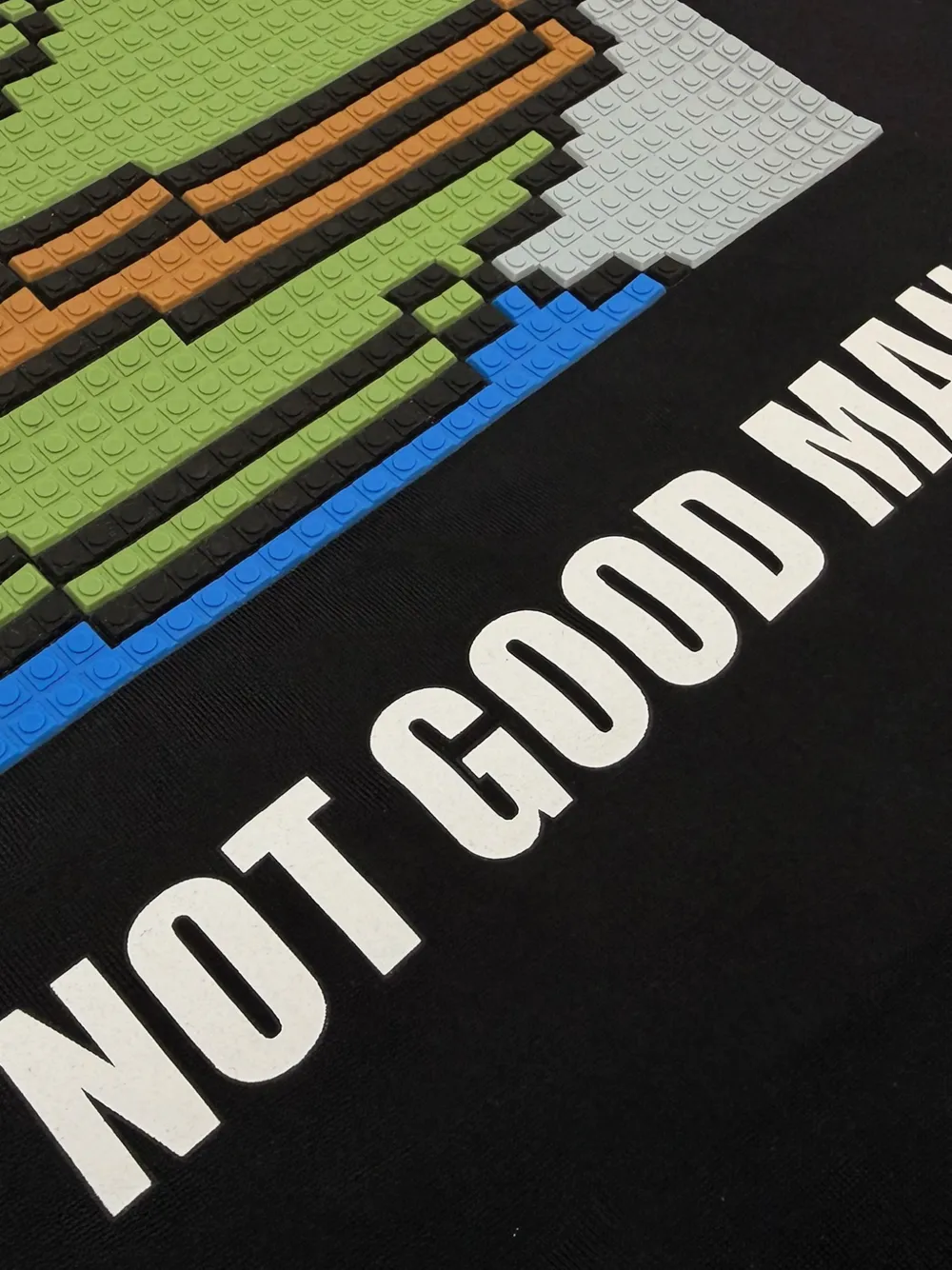 Mostly Heard Rarely Seen 8-Bit T-shirt met ronde hals Zwart
