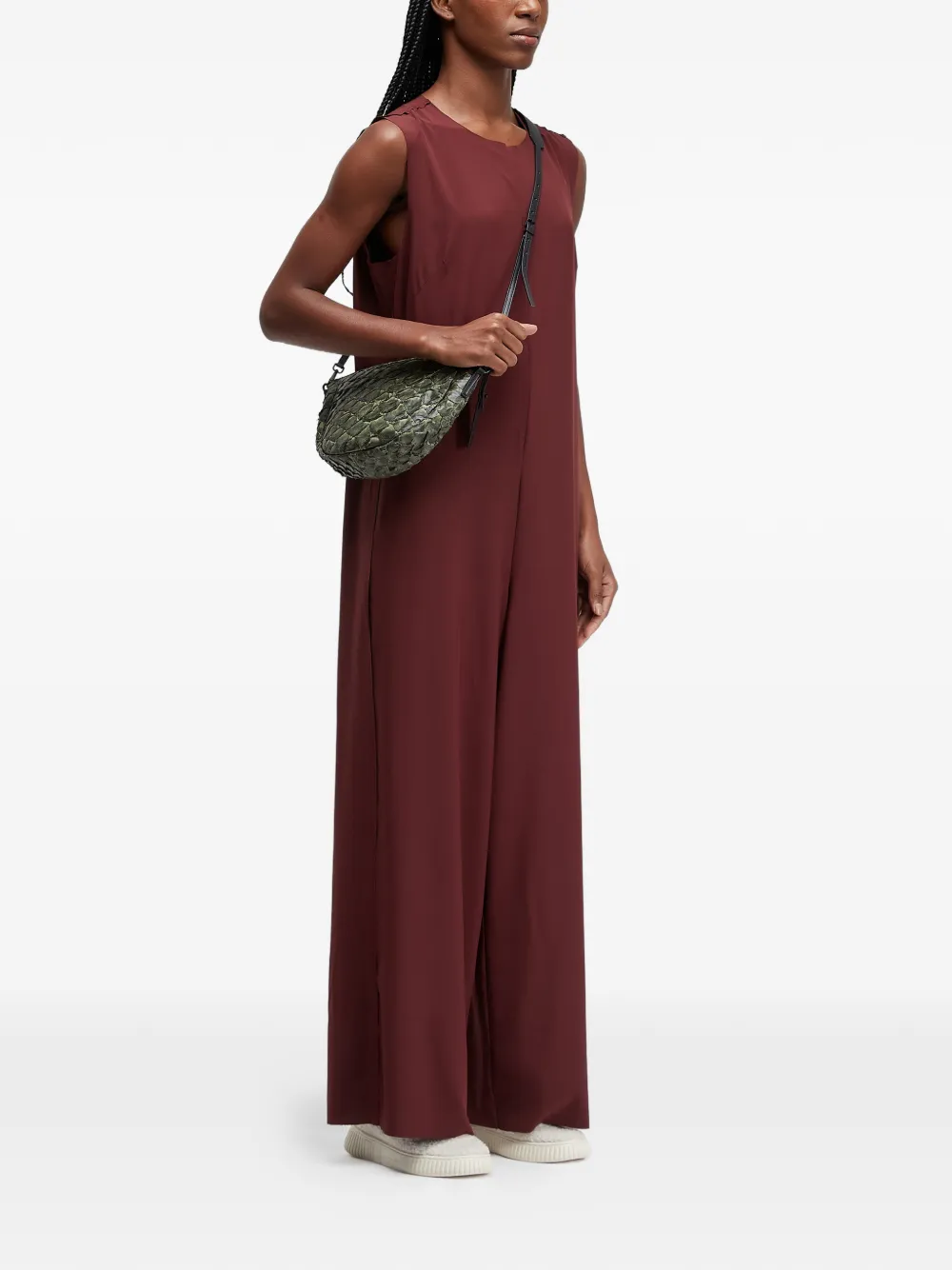  Osklen Superlight Sleeveless Jumpsuit - Brown 