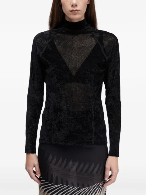 Osklen Blusa com textura aveludada