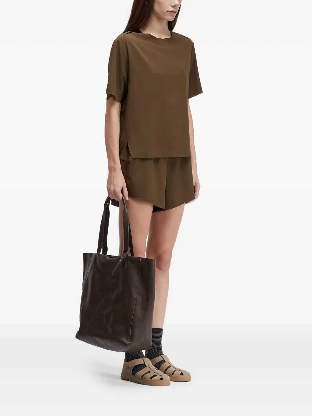  Osklen Superlight Shorts - Brown 