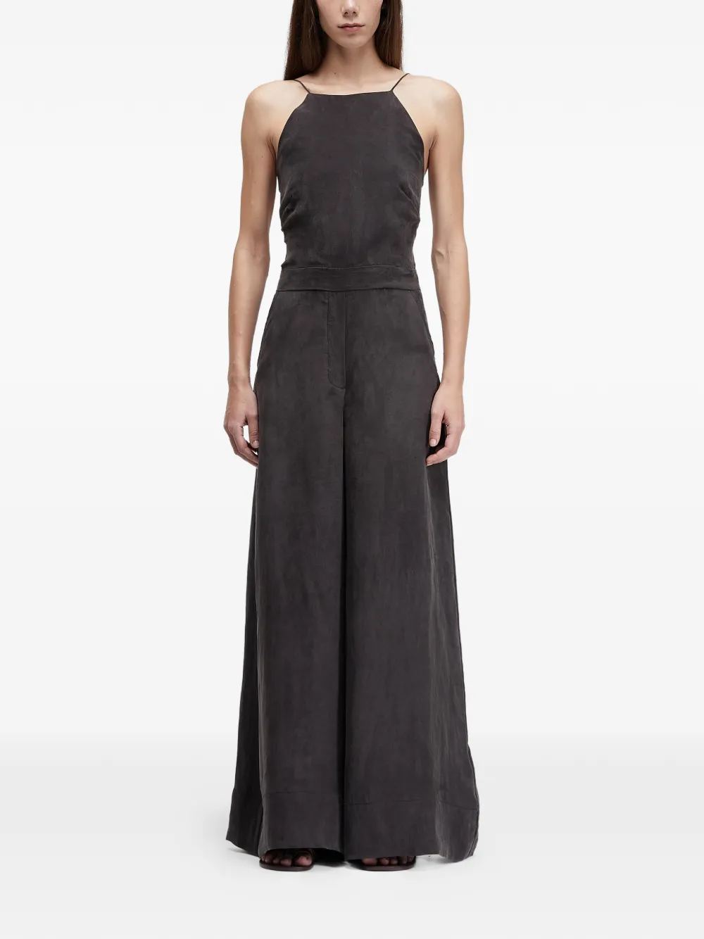  Osklen Straps Backless Jumpsuit - Grey 