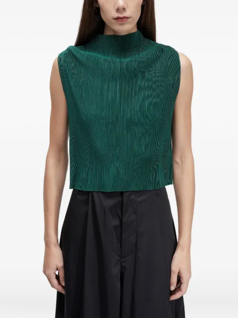 Osklen pleated sleeveless top