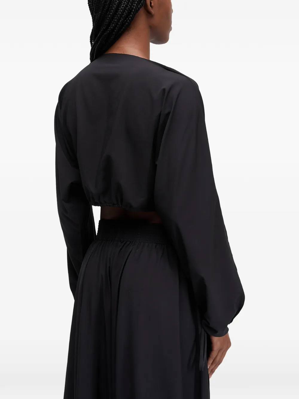  Osklen Drawstring Long-sleeve Top - Black 