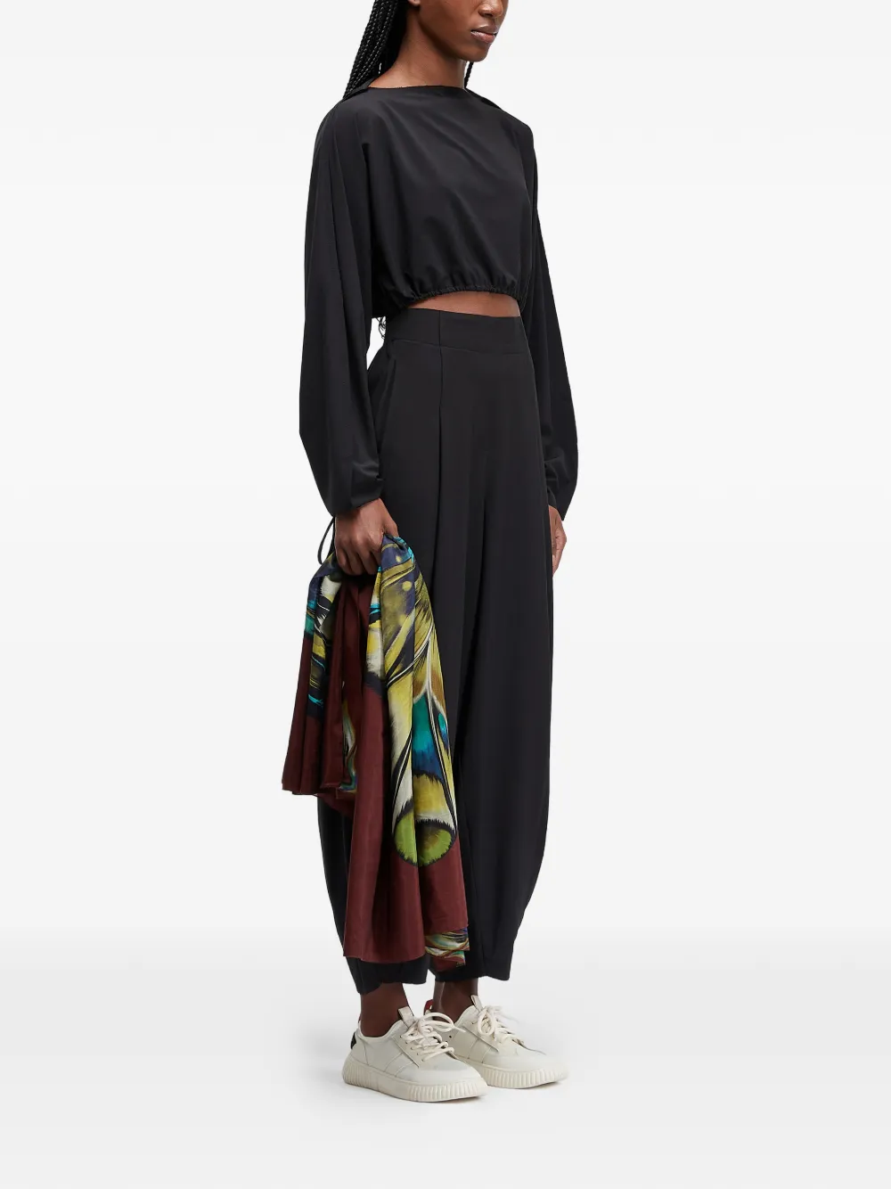  Osklen Drawstring Long-sleeve Top - Black 