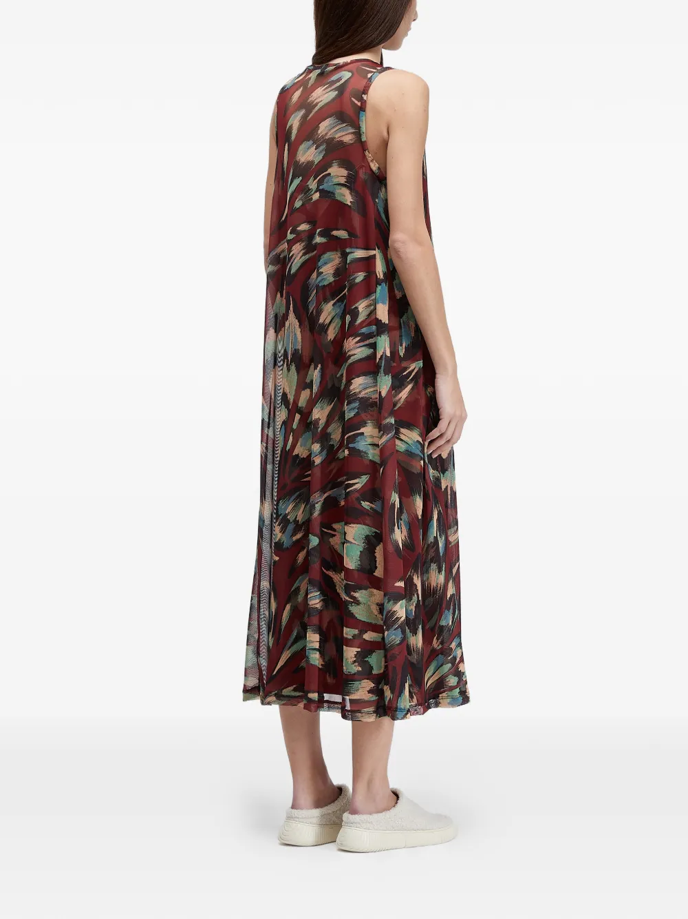  Osklen Panacea Printed Maxi Dress - Red 