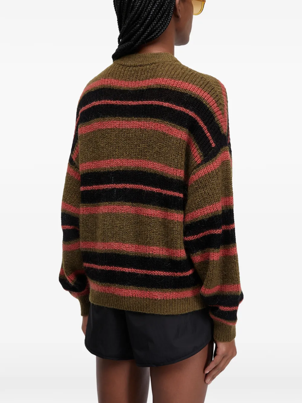  Osklen Striped Long-sleeve Sweater - Brown 