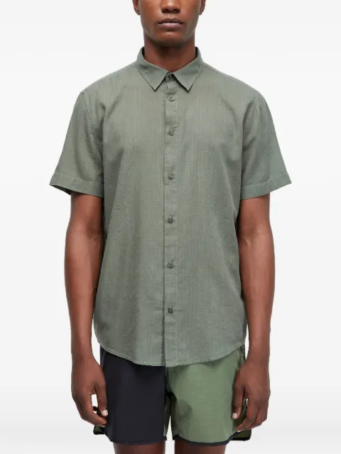 Osklen texture short-sleeve shirt