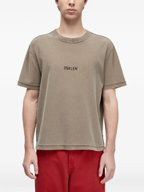 Osklen logo-embroidered crew-neck T-shirt