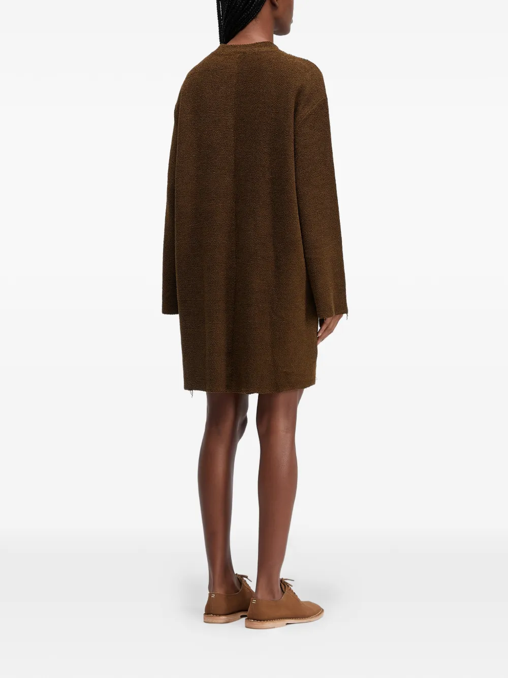  Osklen Long-sleeved Dress - Brown 