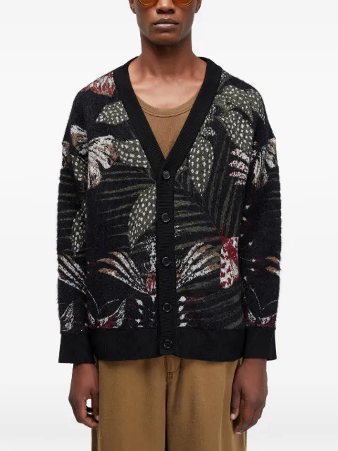 Osklen jacquard botanique cardigan