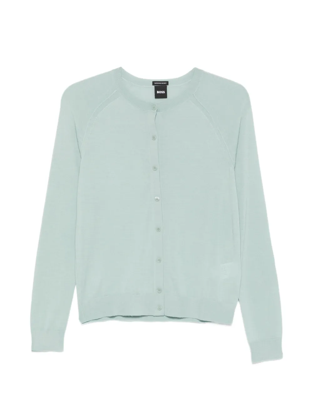 BOSS Fonami button cardigan - Grün