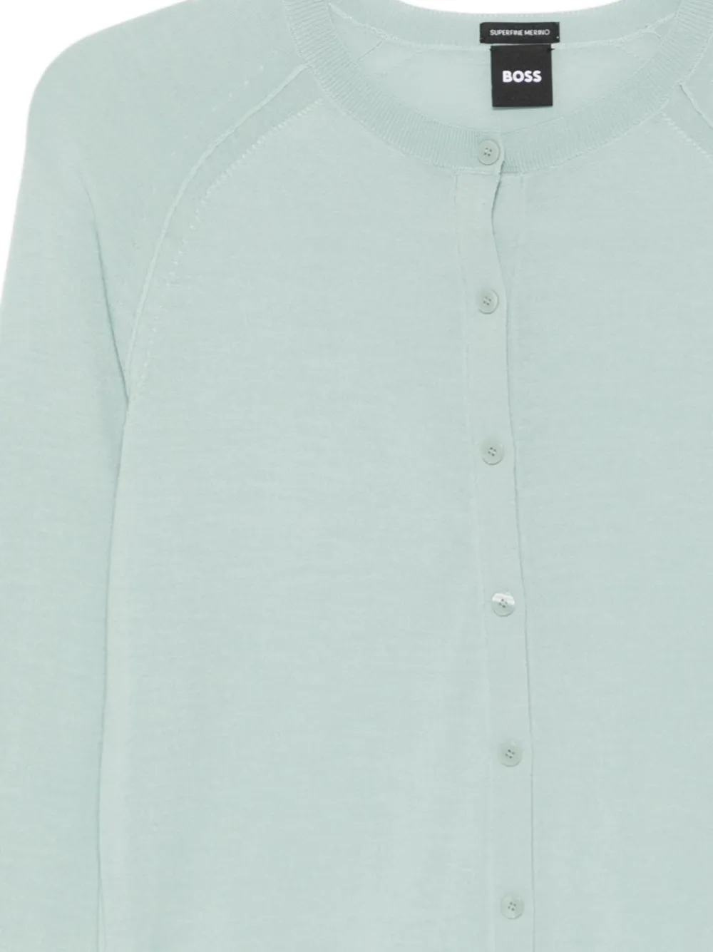  Boss Fonami Button Cardigan - Green 