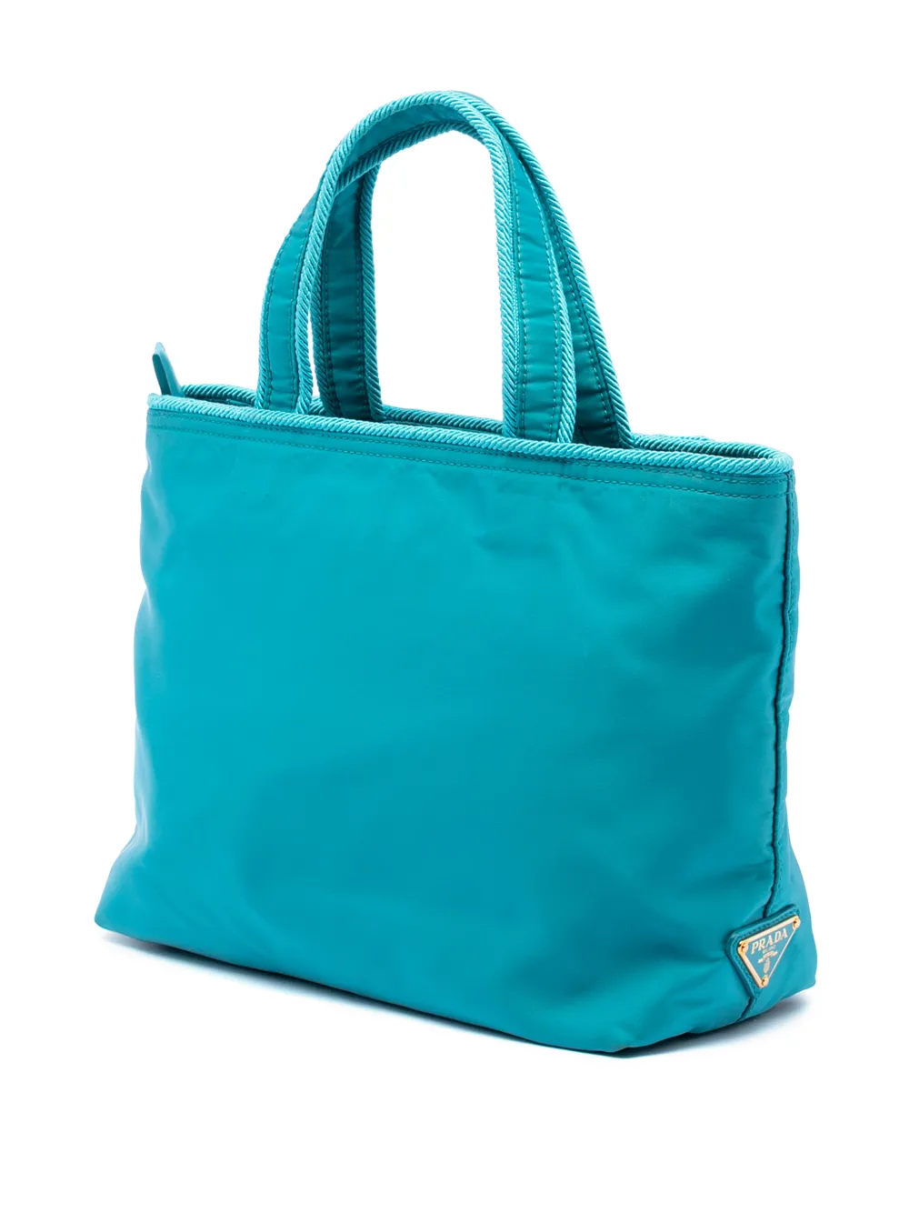 Prada Pre-Owned 2013-2026 テスート カナパ ロゴ ボウ サッチェル