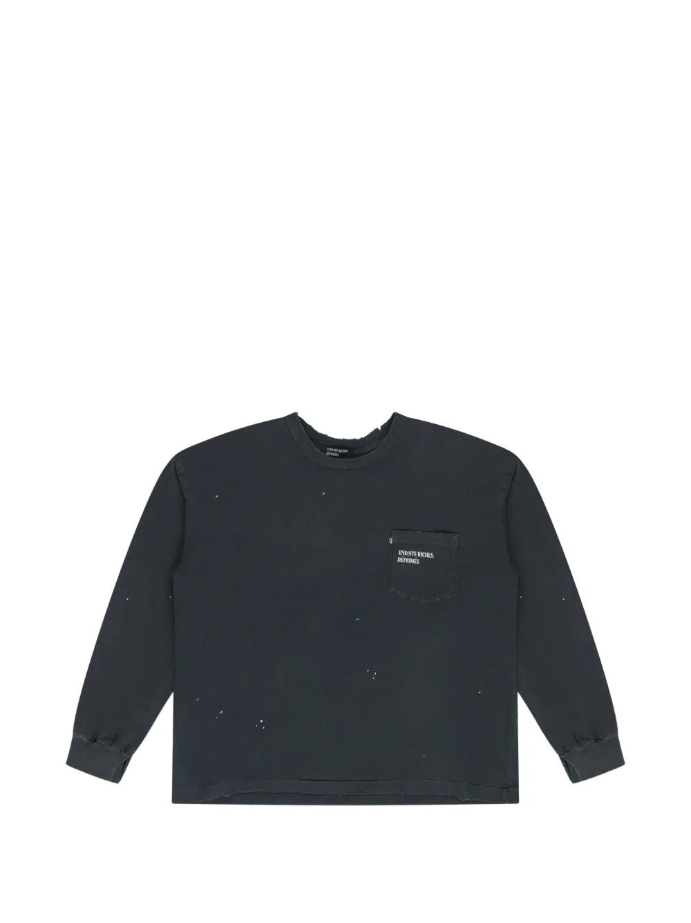 Enfants Riches Déprimés Distressed long-sleeve T-shirt | Black
