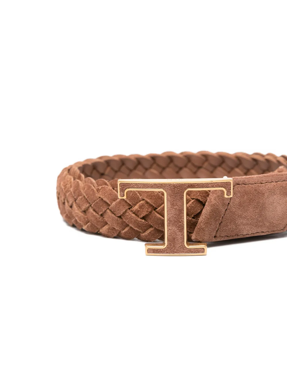 Tod's Gevlochten riem Bruin