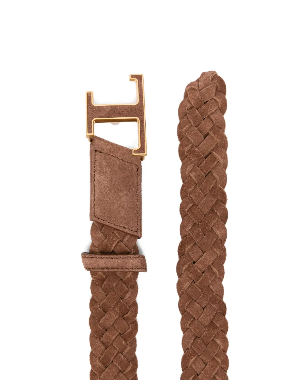 Tod's Gevlochten riem Bruin