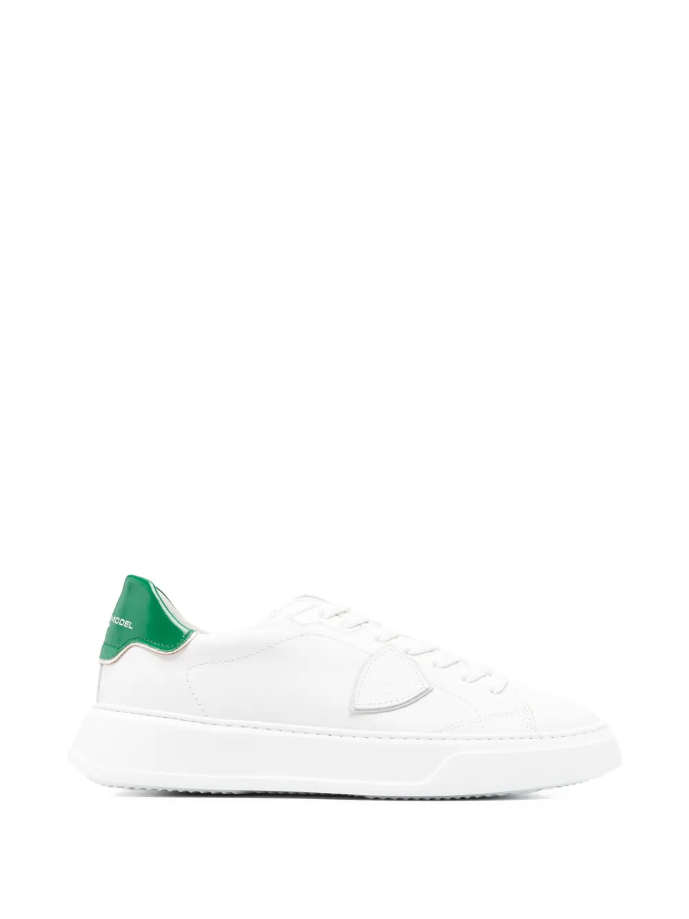 Philippe Model Paris panelled lace-up sneakers - Bianco