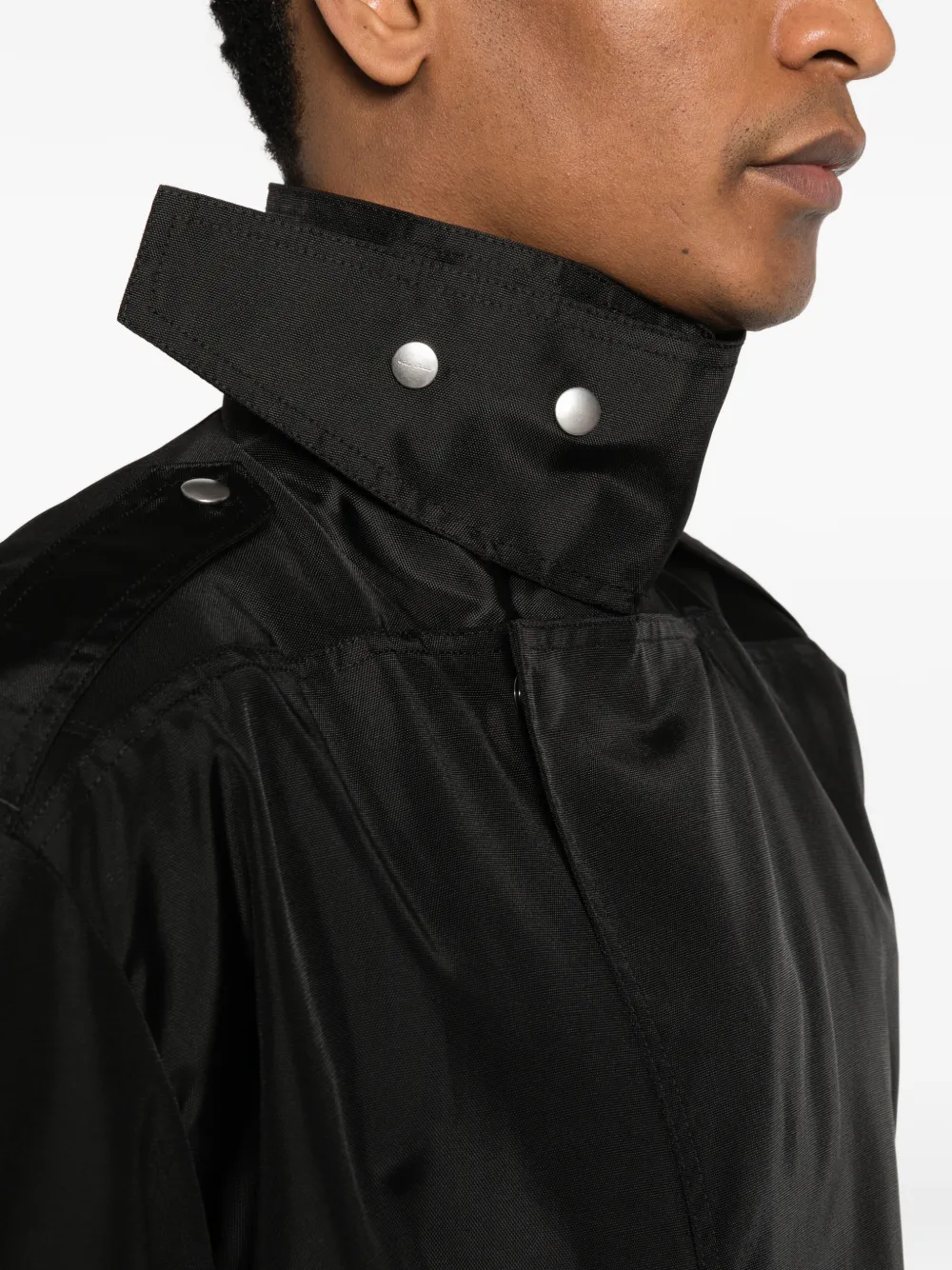 Rick Owens Temple jack met ceintuur Zwart