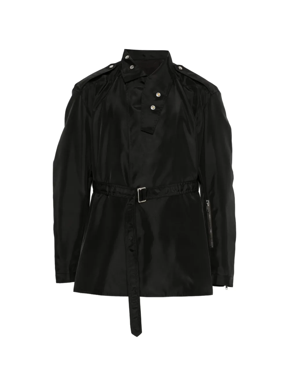 Rick Owens Temple belted caban jacket - Black