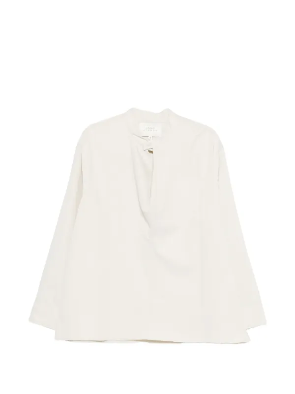 Studio Nicholson Button-fastening Top in Neutrals