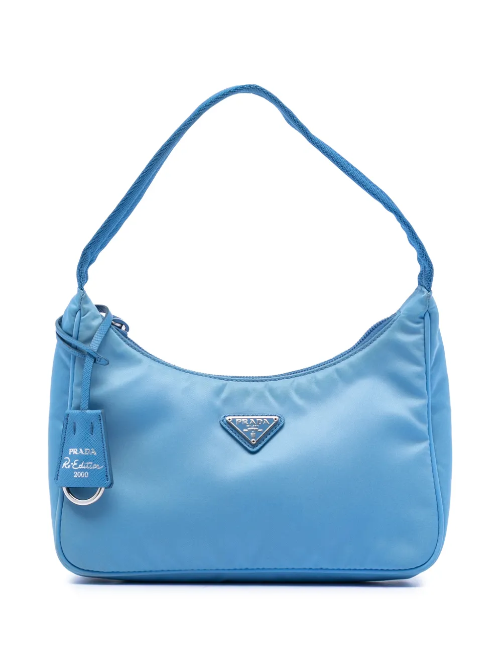 Prada Pre-Owned 2019-2025 Mini Tessuto Re Edition 2000 shoulder bag - Blu
