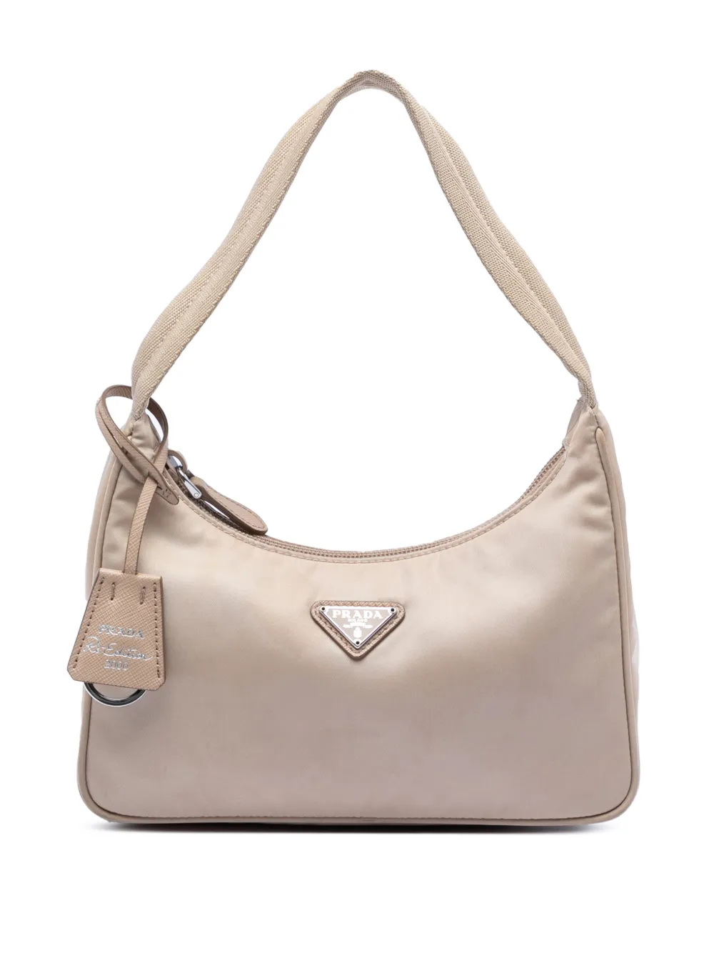 Prada Pre-Owned 2019-2025 Mini Tessuto Re Edition 2000 shoulder bag - Marrone