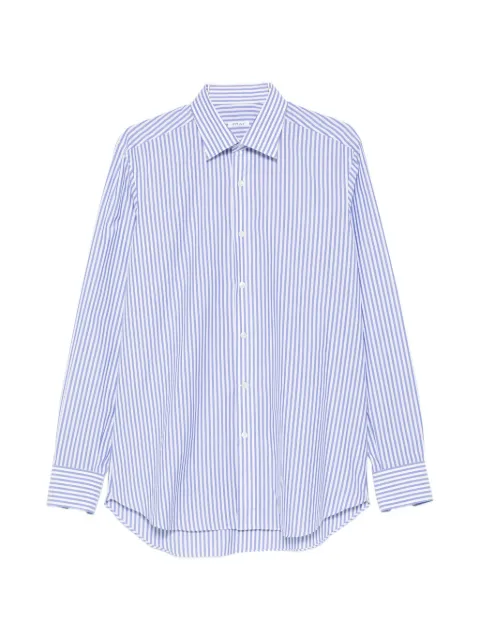 Fray striped shirt