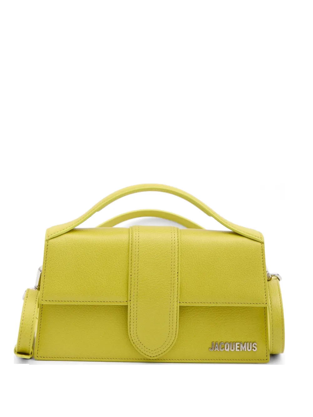 Jacquemus Bambino top handle leather tote bag - Verde