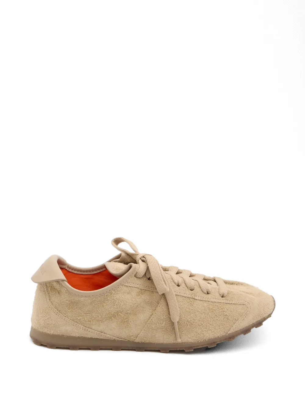 Jacquemus suede lace-up sneakers Beige