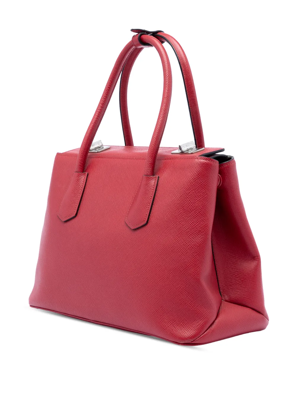 2013-2026 Saffiano Cuir Turnlock Twin Satchel