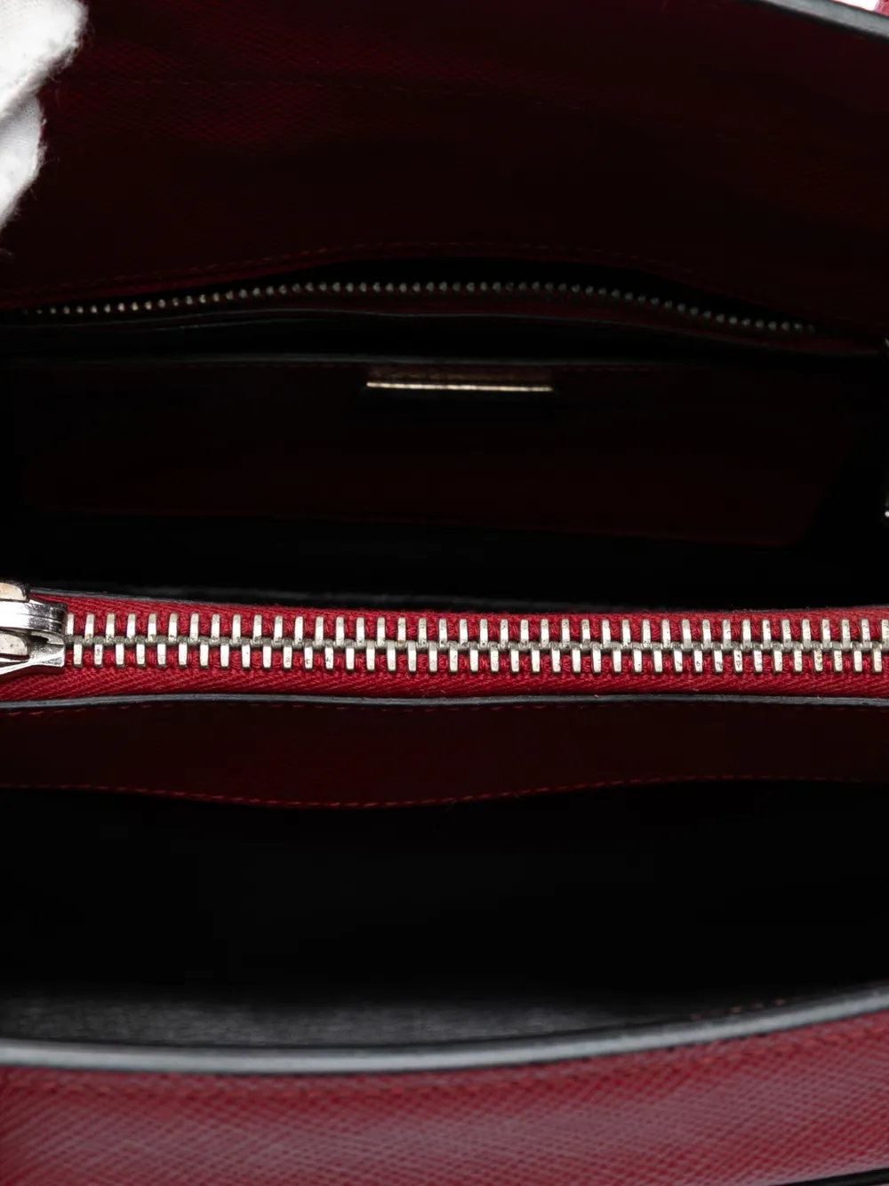 2013-2026 Saffiano Cuir Turnlock Twin Satchel